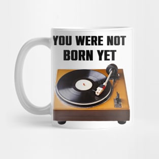 Retro Turntable Old School Funny Vintage Gift Mug